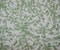 White-Green Nylon Floral Vine Printed Lace Mesh Knit Fabric By the Yard